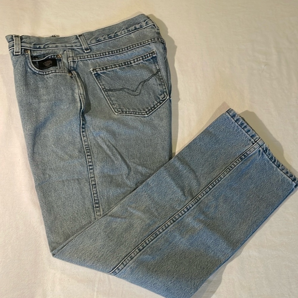 Harley-Davidson Boot Cut High Rise Women’s Blue Jeans EUC 12R